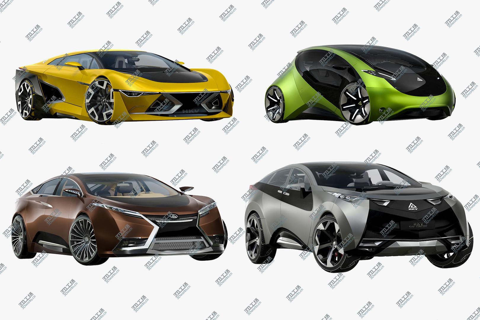 images/goods_img/20210113/3D Futuristic Car Collection Vol.1 model/1.jpg
